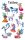 AVERY Zweckform Klebetattoo 56390 Elfen, Einhörner, 11 Etiketten