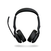 Jabra Evolve2 55 MS mit Ladestation Bluetooth-Headset schwarz
