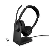 Jabra Evolve2 55 MS mit Ladestation Bluetooth-Headset...