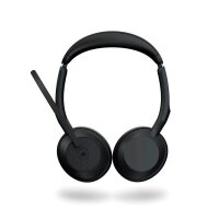 Jabra Evolve2 55 MS mit Ladestation Bluetooth-Headset schwarz