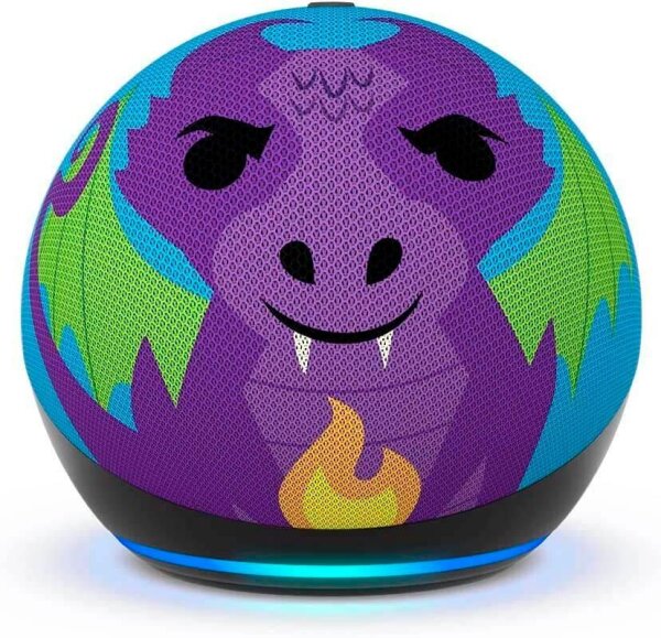 Amazon Echo Dot Kids Drache (5. Gen.) Smart Speaker mehrfarbig