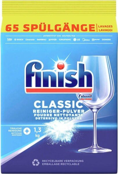 finish CLASSIC Spülmaschinen-Pulver, 1,3 kg, 1 St.