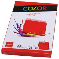 ELCO Briefumschläge Color DIN C6 ohne Fenster...