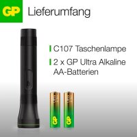 GP C107 LED Taschenlampe schwarz, 1 St.