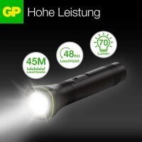 GP C107 LED Taschenlampe schwarz, 1 St.
