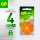 GP Knopfzellen ZA13 Zink-Luft 1,45 V, 6 St.