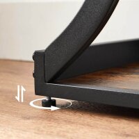 VASAGLE Konsolentisch rechteckig Spanplatte braun 120,0 x 30,0 x 80,0 cm, 1 St.
