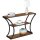 VASAGLE Konsolentisch rechteckig Spanplatte braun 120,0 x 30,0 x 80,0 cm, 1 St.