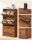 VASAGLE Schuhschrank, LBC030X01 braun keine Fachböden 60,0 x 24,0 x 120,0 cm