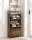 VASAGLE Schuhschrank, LBS101B01 braun 1 Fachboden 60,0 x 30,0 x 130,0 cm