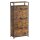 VASAGLE Schuhschrank, LBS101B01 braun 1 Fachboden 60,0 x 30,0 x 130,0 cm