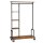 VASAGLE Rollgarderobe braun Holz 103,5 x 174,5 cm, 1 St.