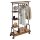 VASAGLE Rollgarderobe braun Holz 103,5 x 174,5 cm, 1 St.