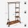 VASAGLE Rollgarderobe braun Holz 103,5 x 174,5 cm, 1 St.