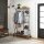 VASAGLE Rollgarderobe braun Holz 103,5 x 174,5 cm, 1 St.