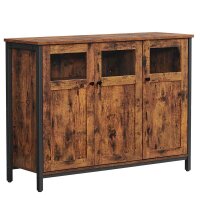 VASAGLE Sideboard, LSC099B01V1 braun 100,0 x 35,0 x 75,0...