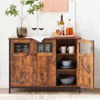 VASAGLE Sideboard, LSC099B01V1 braun 100,0 x 35,0 x 75,0 cm, 1 St.