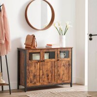 VASAGLE Sideboard, LSC099B01V1 braun 100,0 x 35,0 x 75,0 cm, 1 St.