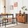 VASAGLE Sideboard, LSC099B01V1 braun 100,0 x 35,0 x 75,0 cm, 1 St.