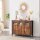 VASAGLE Sideboard, LSC099B01V1 braun 100,0 x 35,0 x 75,0 cm, 1 St.