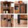 VASAGLE Sideboard, LSC099B01V1 braun 100,0 x 35,0 x 75,0 cm, 1 St.