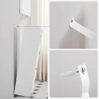 VASAGLE Badschrank weiß 18,0 x 20,0 x 80,0 cm