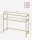 VASAGLE Konsolentisch rechteckig Glas gold 100,0 x 35,0 x 80,0 cm, 1 St.