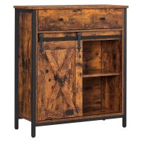 VASAGLE Sideboard, LSC100B01 braun 70,0 x 30,0 x 80,0 cm,...