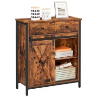 VASAGLE Sideboard, LSC100B01 braun 70,0 x 30,0 x 80,0 cm, 1 St.