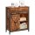VASAGLE Sideboard, LSC100B01 braun 70,0 x 30,0 x 80,0 cm, 1 St.