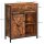 VASAGLE Sideboard, LSC100B01 braun 70,0 x 30,0 x 80,0 cm, 1 St.