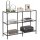 VASAGLE Konsolentisch rechteckig Glas schwarz 100,0 x 30,0 x 73,0 cm, 1 St.