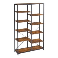 VASAGLE Bücherregal braun, schwarz 100,0 x 30,0 x...