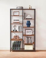 VASAGLE Bücherregal braun, schwarz 100,0 x 30,0 x 170,0 cm, 1 St.