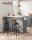 VASAGLE Barhocker LBC069B81V1 braun Kunstleder, 2 St.