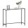VASAGLE Konsolentisch rechteckig Glas schwarz 100,0 x 35,0 x 80,0 cm, 1 St.