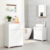 VASAGLE Badschrank weiß 60,0 x 30,0 x 80,0 cm