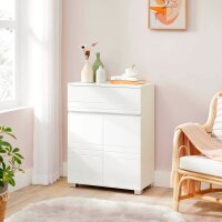 VASAGLE Badschrank weiß 60,0 x 30,0 x 80,0 cm