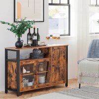 VASAGLE Sideboard, LSC096B01 braun 110,0 x 33,0 x 75,0 cm, 1 St.