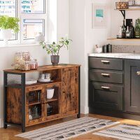 VASAGLE Sideboard, LSC096B01 braun 110,0 x 33,0 x 75,0 cm, 1 St.