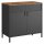 SONGMICS Aktenschrank, LSC102B01V1 schwarz 80,0 x 40,0 x 76,0 cm, 1 St.