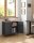 SONGMICS Aktenschrank, LSC102B01V1 schwarz 80,0 x 40,0 x 76,0 cm, 1 St.