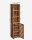 VASAGLE Badschrank braun 40,0 x 30,0 x 167,0 cm