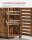 VASAGLE Badschrank braun 40,0 x 30,0 x 167,0 cm