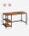 VASAGLE Schreibtisch braun rechteckig, 4-Fuß-Gestell schwarz 140,0 x 60,0 cm