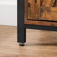 VASAGLE Sideboard, LSC089B01V1 braun 70,0 x 30,0 x 80,0 cm, 1 St.