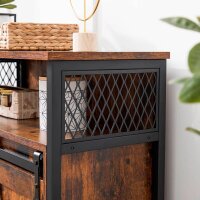 VASAGLE Sideboard, LSC089B01V1 braun 70,0 x 30,0 x 80,0 cm, 1 St.