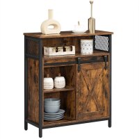 VASAGLE Sideboard, LSC089B01V1 braun 70,0 x 30,0 x 80,0 cm, 1 St.