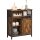 VASAGLE Sideboard, LSC089B01V1 braun 70,0 x 30,0 x 80,0 cm, 1 St.