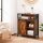 VASAGLE Sideboard, LSC089B01V1 braun 70,0 x 30,0 x 80,0 cm, 1 St.